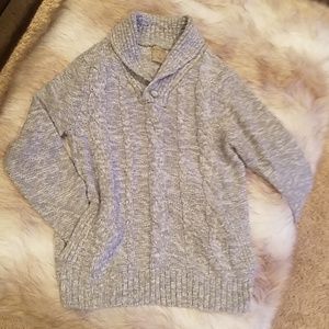 Sonoma shawl collar sweater with pockets